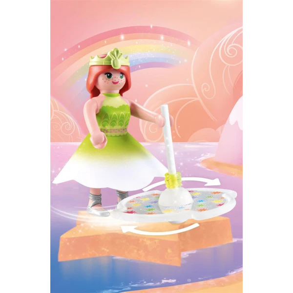 PLAYMOBIL PRINCESS MAGIC RAINBOW SPINNING TOP WITH PRINCESS