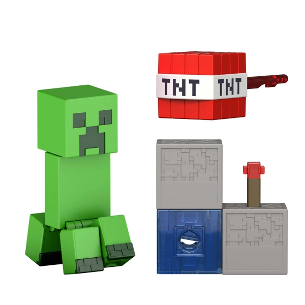 MINECRAFT REDSTONE CHARGED FIGURE 8 cm CREEPER