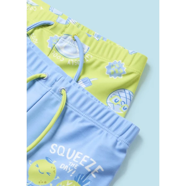 MAYORAL SET 2 SWIMSUIT SHORT LIME