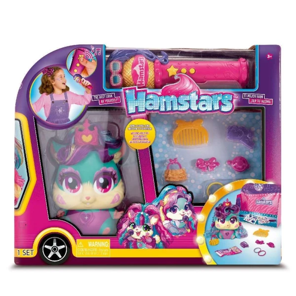 HAMSTARS WORLD TOUR BUS & MICROPHONE - 2 DESIGNS