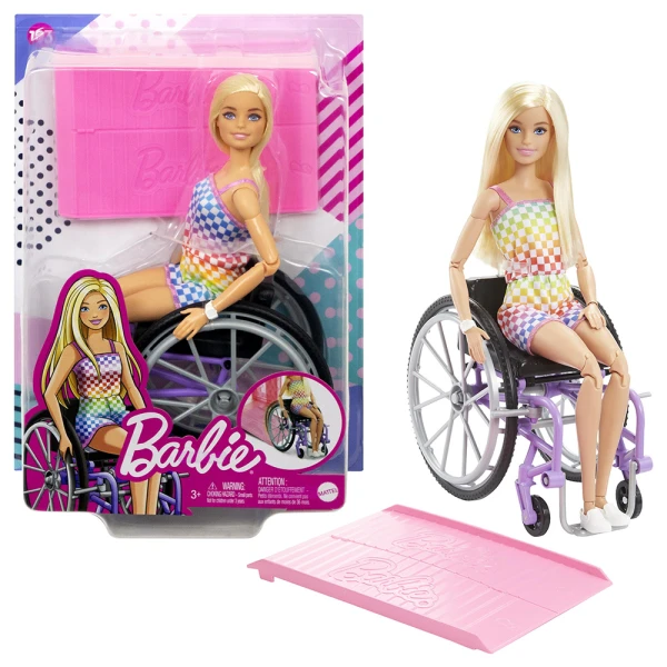 ΚΟΥΚΛΑ BARBIE FASHIONISTAS ΜΕ ΑΝΑΠΗΡΙΚΟ ΑΜΑΞΙΔΙΟ
