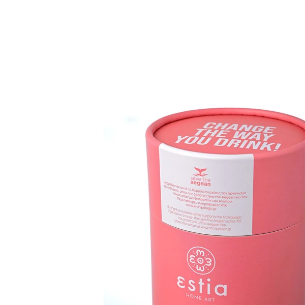 ESTIA HOME ART ΘΕΡΜΟΣ COFFEE MUG 350ml - FUSION CORAL