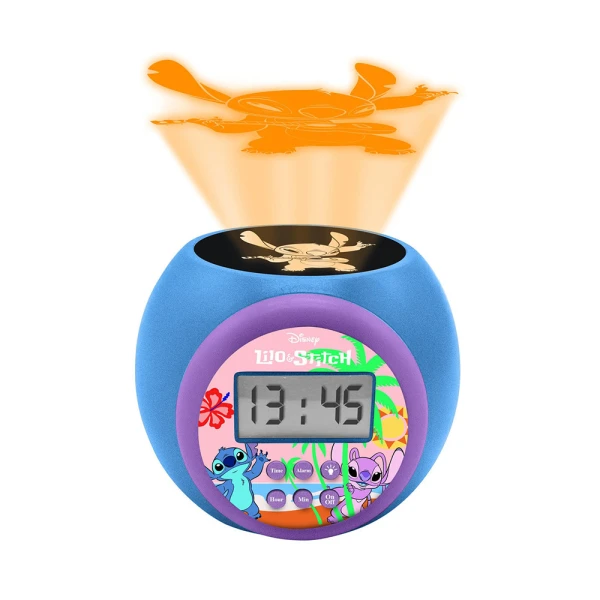 LEXIBOOK STITCH PROJECTOR ALARM CLOCK WITH TIMER