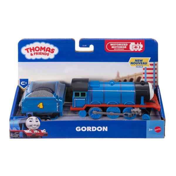 THOMAS THE TRAIN NEW MOTORIZED TRAIN WITH WAGON - GORDON
