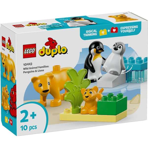 LEGO® DUPLO® WILD ANIMAL FAMILIES: PENGUINS & LIONS