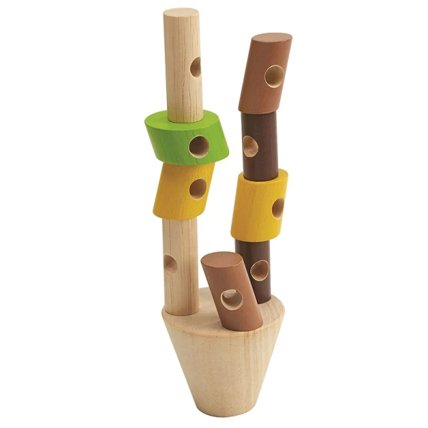 PLAN TOYS ΞΥΛΙΝΟ ΠΑΙΧΝΙΔΙ ΙΣΟΡΡΟΠΙΑΣ ΜΕ ΚΟΡΜΟΥΣ