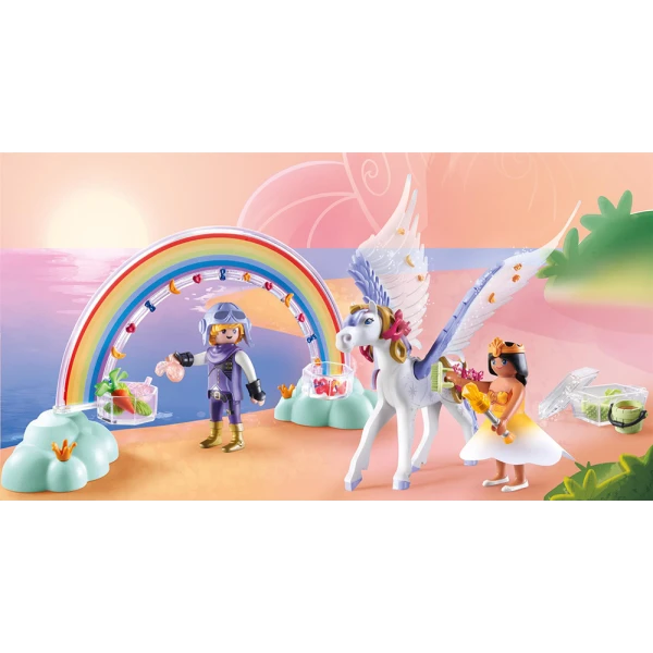 PLAYMOBIL PRINCESS MAGIC PEGASUS WITH RAINBOW IN THE CLOUDS
