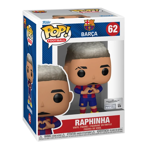 FUNKO POP! FOOTBALL BARCELONA ΦΙΓΟΥΡΑ ΒΙΝΥΛΙΟΥ RAPHINHA 62