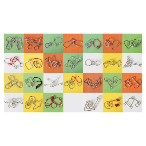 EUREKA RACING WIRE PUZZLE - 27 DESIGNS