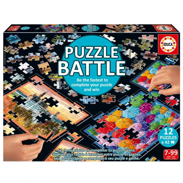 EDUCA ΠΑΖΛ 504 τεμ. TRAVEL PUZZLE BATTLE