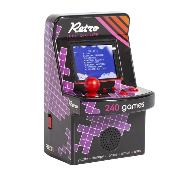RED5 ΛΙΛΙΠΟΥΤΕΙΑ ΠΑΙΧΝΙΔΟΜΗΧΑΝΗ ΜΕ 240 RETRO ΠΑΙΧΝΙΔΙΑ