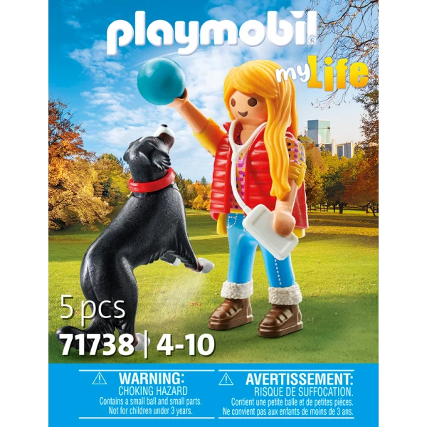 PLAYMOBIL MY LIFE ΓΥΝΑΙΚΑ ΜΕ ΟΡΕΙΝΟ ΣΚΥΛΟ ΜΠΕΡΝΙΖ