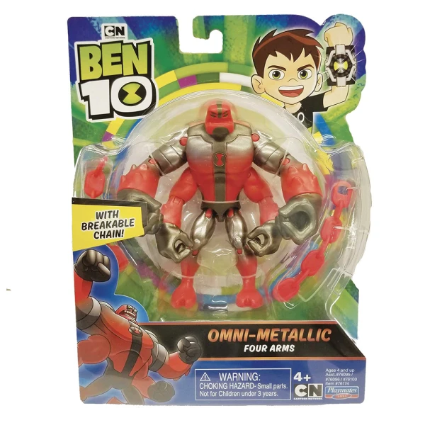 BEN 10 ΒΑΣΙΚΗ ΦΙΓΟΥΡΑ W11 METALLIC - 6 ΣΧΕΔΙΑ
