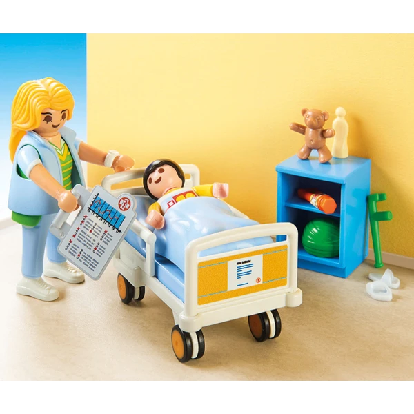 PLAYMOBIL CITY LIFE ΙΑΤΡΙΚΟ ΚΕΝΤΡΟ ΑΣΘΕΝΗΣ ΜΕ ΚΑΡΟΤΣΑΚΙ