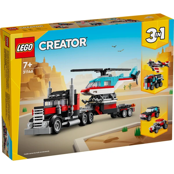 LEGO® CREATOR FLATBED TRUCK WITH HELICOPTER