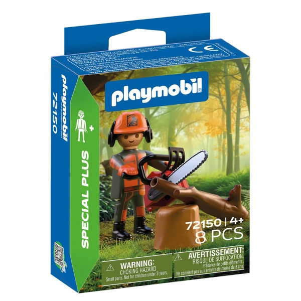 PLAYMOBIL SPECIAL PLUS ΞΥΛΟΚΟΠΟΣ ΜΕ ΑΛΥΣΟΠΡΙΟΝΟ
