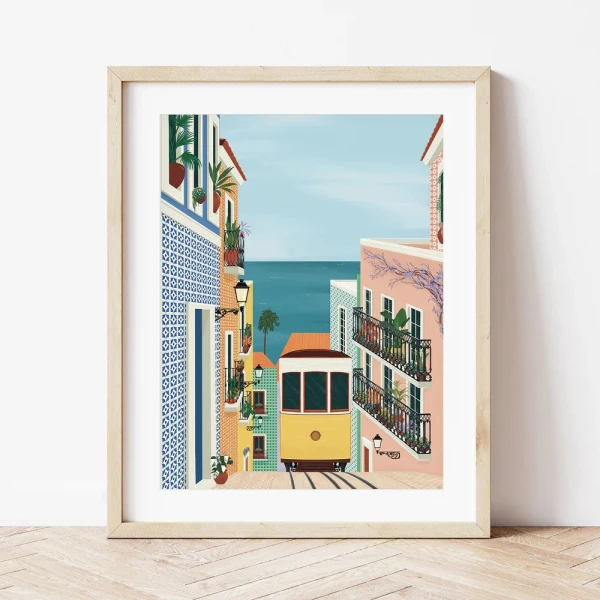 PETIT PINCEAU ΖΩΓΡΑΦΙΚΗ ΜΕ ΑΡΙΘΜΟΥΣ - LISBON TRAM