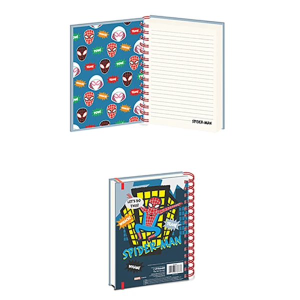 SPIRAL A5 NOTEBOOK SPIDERMAN