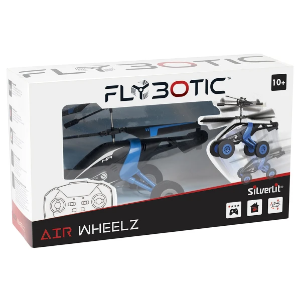 SILVERLIT R/C HELICOPTER FLYBOTIC AIR WHEELZ BLUE
