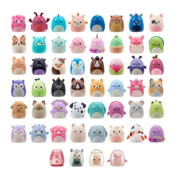 SQUISHMALLOWS SQUISH-A-LONGS ΚΑΨΟΥΛΑ ΕΚΠΛΗΞΗ ΜΕ 2 ΦΙΓΟΥΡΕΣ