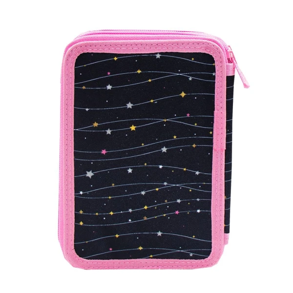 MUST DOUBLE FULL PENCIL CASE 15X5X21 cm STAR LOVE