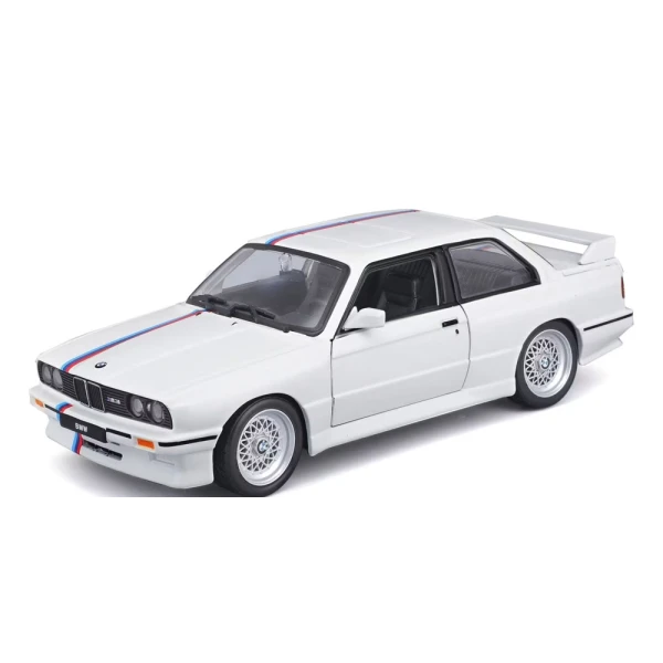 BBURAGO 1:24 BMW M3 1988 WHITE