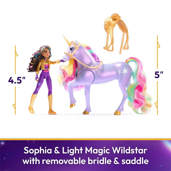 UNICORN ACADEMY ΜΙΚΡΗ ΚΟΥΚΛΑ SOPHIA & LIGHT MAGIC WILDSTAR