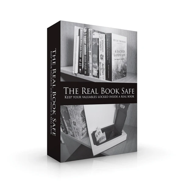 THE SOURCE SMART METAL SAFE HIDDEN INSIDE A BOOK