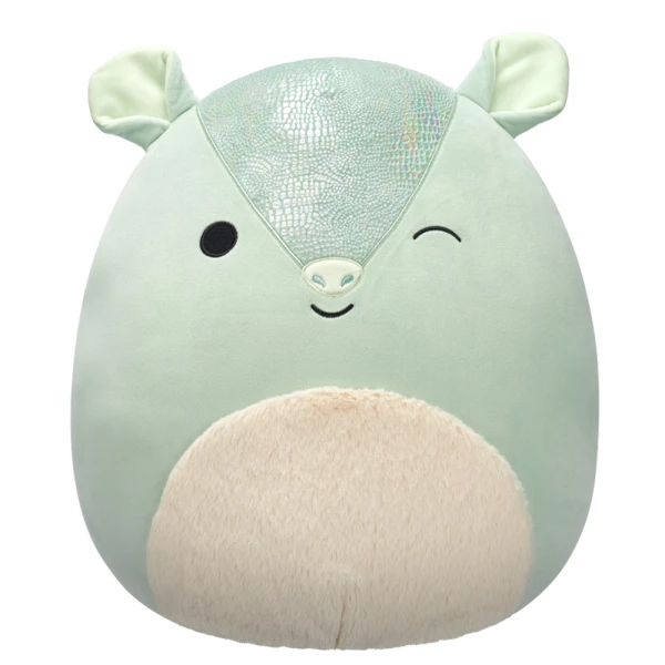 SQUISHMALLOWS PLUSH 41 cm W6B - ARILLA THE WINKING GREEN ARMADILLO