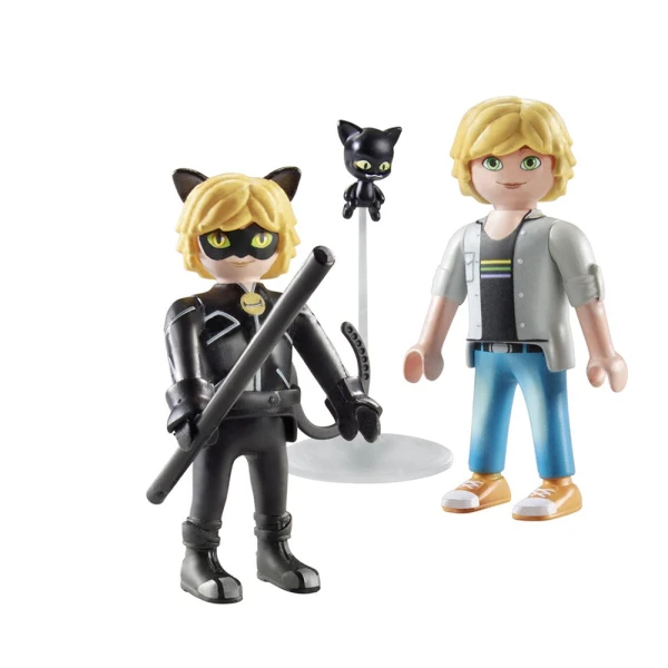 PLAYMOBIL MIRACULOUS ADRIEN & CAT NOIR 