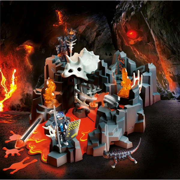 PLAYMOBIL DINO RISE GUARDIAN OF THE LAVA MINE