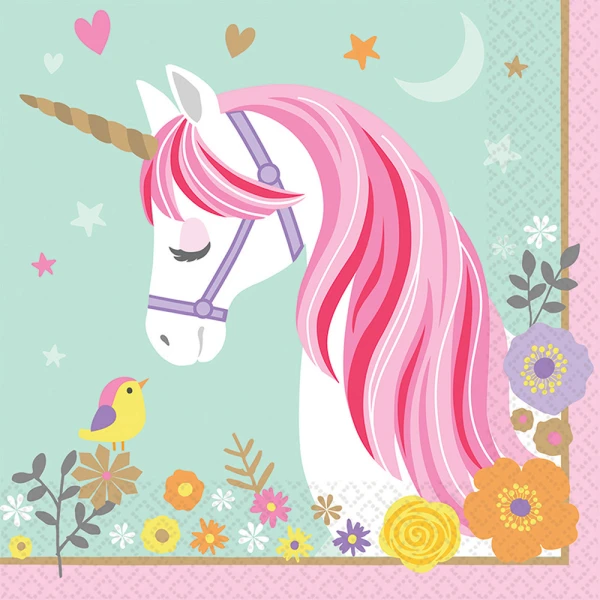 ΧΑΡΤΟΠΕΤΣΕΤΕΣ 33 εκ. 16 τεμ. UNICORN MAGICAL