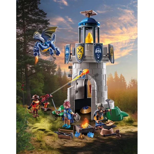 PLAYMOBIL NOVELMORE ΠΥΡΓΟΣ ΙΠΠΟΤΩΝ ΜΕ ΔΡΑΚΟ ΚΑΙ ΣΙΔΗΡΟΥΡΓΟ