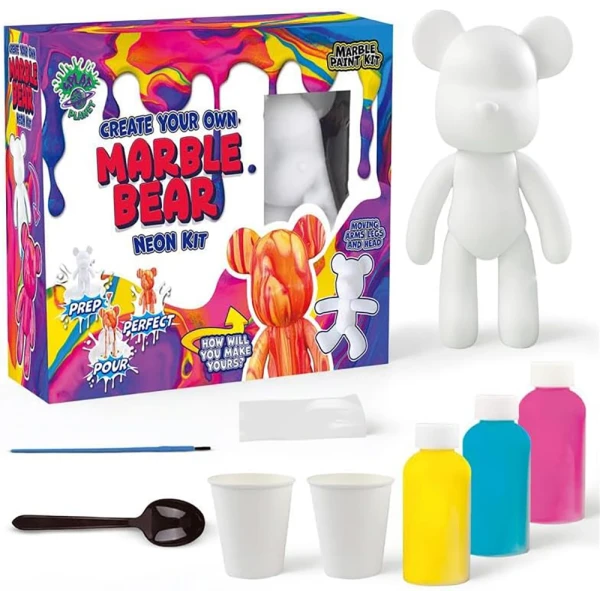 SPLAT PLANET ΣΕΤ ΚΑΤΑΣΚΕΥΗΣ NEON MARBLE BEAR