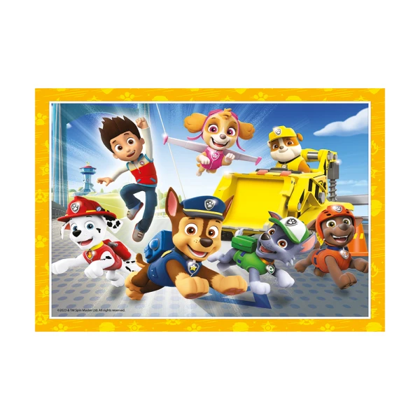 CLEMENTONI ΠΑΙΔΙΚΟ ΠΑΖΛ 4 ΣΕ 1 SUPER COLOR NICKELODEON PAW PATROL 12-16-20-24 τμχ 