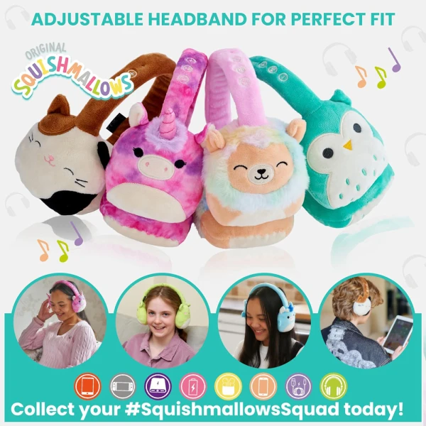 SQUISHMALLOWS ΛΟΥΤΡΙΝΑ ΑΚΟΥΣΤΙΚΑ BLUETOOTH - CAM THE CAT
