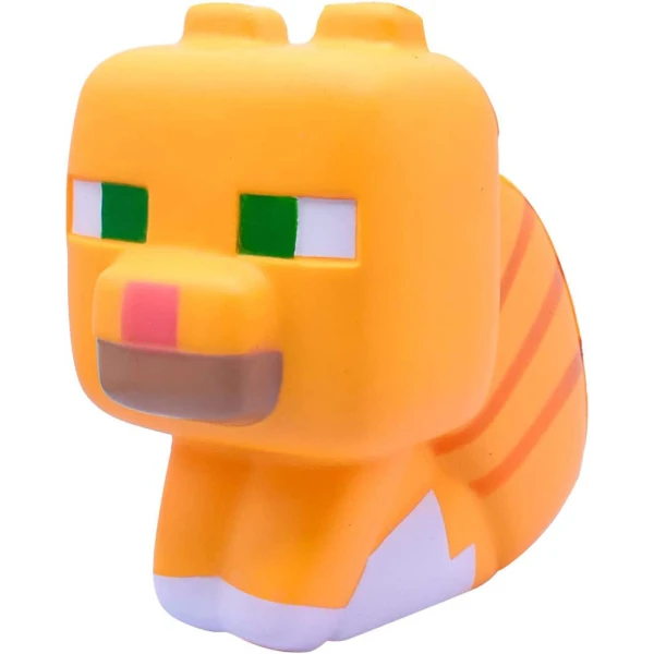 BAG MINECRAFT SQUISHY MEGA 15 cm - TABBY CAT