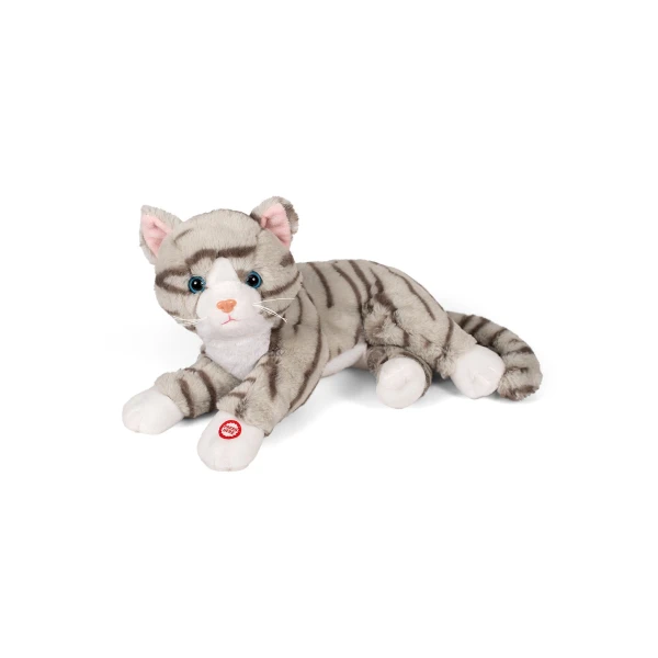 PLUSH CAT 40 cm WITH SOUND - 3 COLOURS