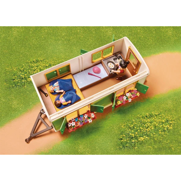 PLAYMOBIL COUNTRY ΚΑΤΑΣΚΗΝΩΣΗ ΜΕ ΤΡΟΧΟΣΠΙΤΟ ΚΑΙ ΠΟΝΥ