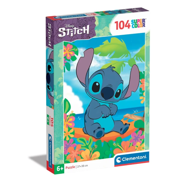 CLEMENTONI KIDS PUZZLE SUPER COLOR 104 pcs STITCH