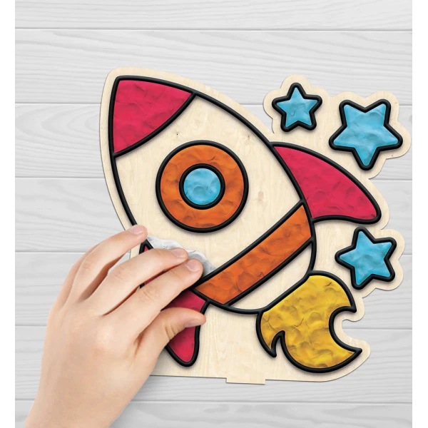 SPLAT PLANET MESS-FREE PAINT KIT WITH CLAY SPACE