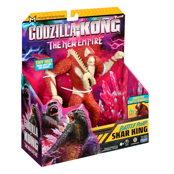 GODZILLA x KONG FIGURE 18 cm WITH SOUND - BATTLE ROAR SKAR KING