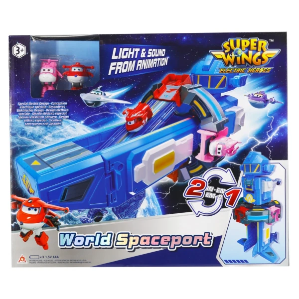 SUPER WINGS ELECTRIC HEROES WORLD SPACEPORT