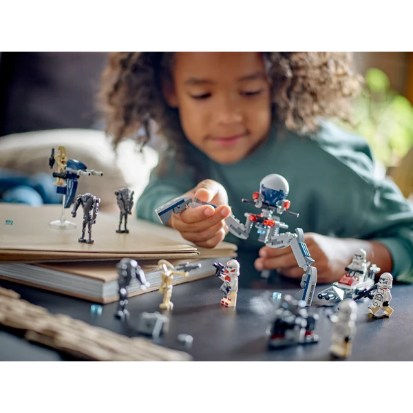 LEGO® STAR WARS™ ΠΑΚΕΤΟ ΜΑΧΗΣ ΜΕ ΣΤΡΑΤΙΩΤΕΣ ΚΛΩΝΟΥΣ™ & ΑΝΔΡΟΕΙΔΗ ΜΑΧΗΣ™