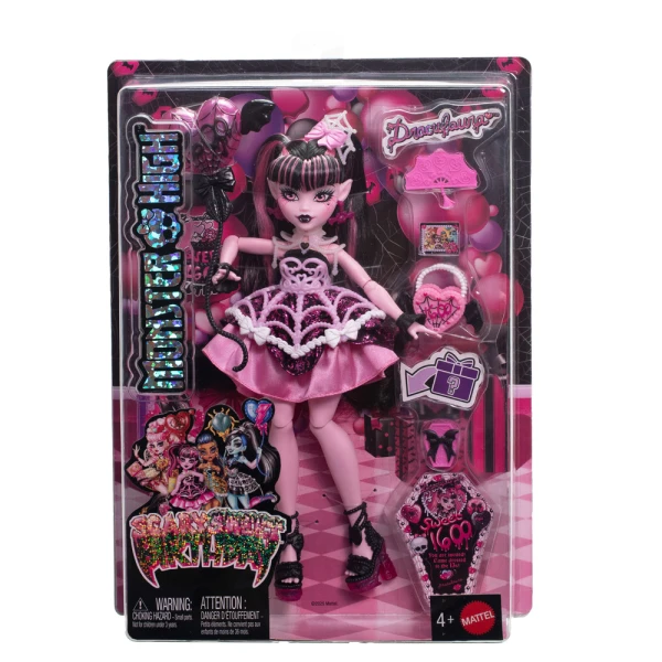 MONSTER HIGH DOLL SCARY SWEET BIRTHDAY - DRACULAURA