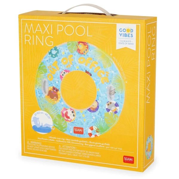 LEGAMI INFLATABLE MAXI POOL RING OUT OF OFFICE