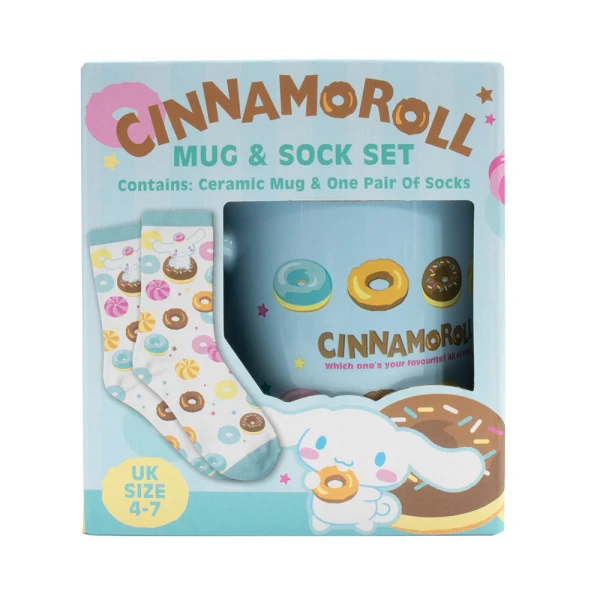 HK CINNAMOROLL MUG AND SOCKS SET