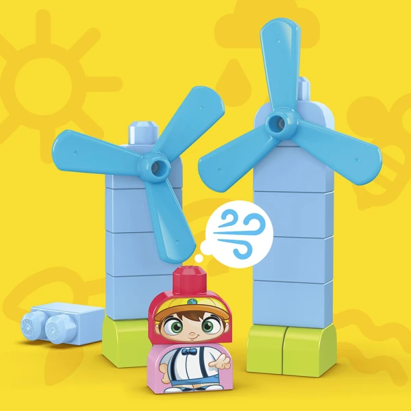MEGA BLOKS BUILD & LEARN ECO HOUSE 92 pcs