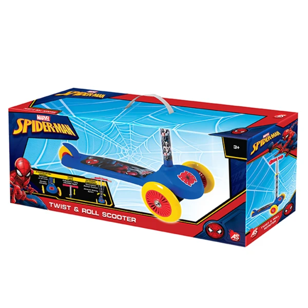 AS TWIST N ROLL SCOOTER MARVEL SPIDERMAN FOR AGES 3+