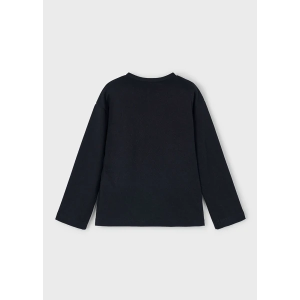 MAYORAL LONG-SLEEVE T-SHIRT BLACK 
